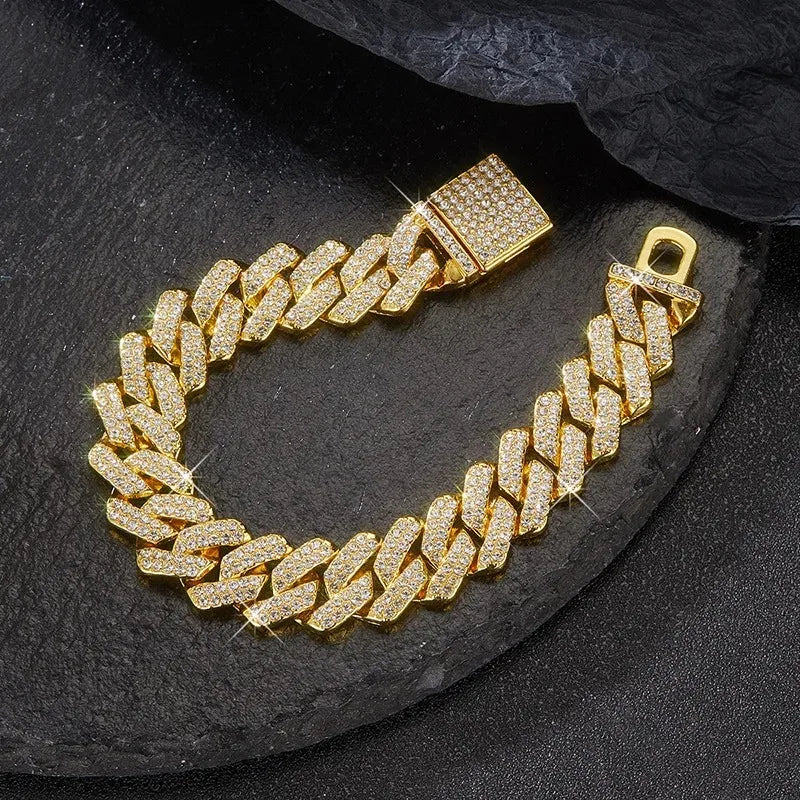 15mm Diamond Cuban Chain