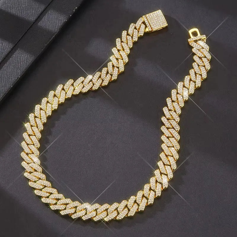 15mm Diamond Cuban Chain
