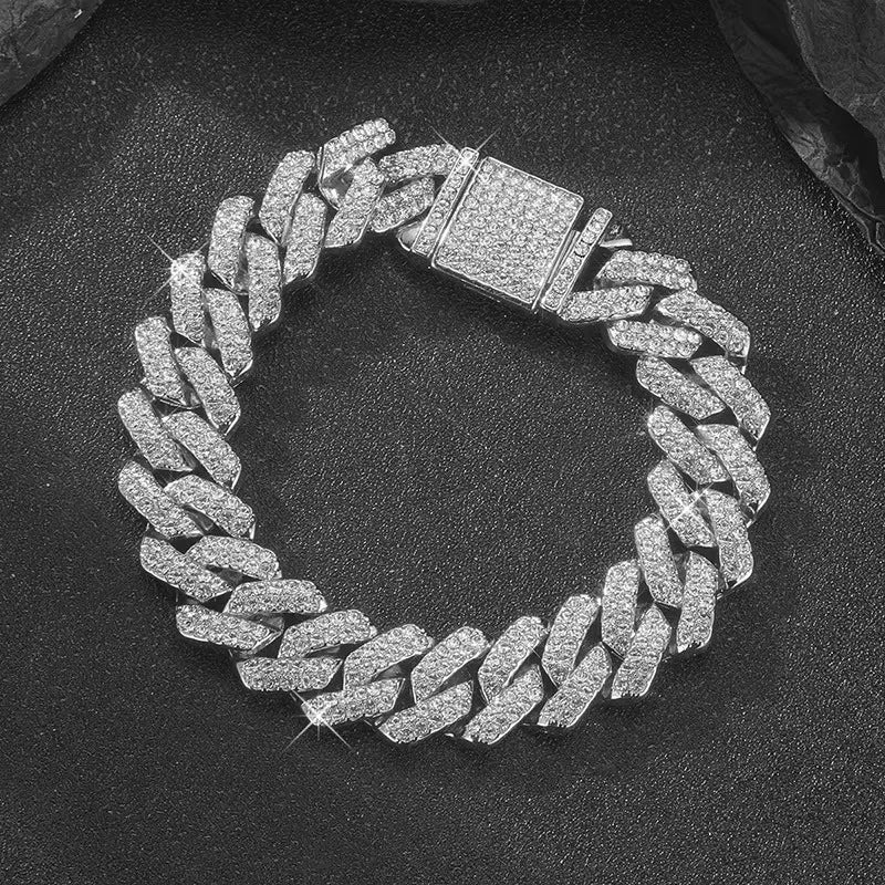 15mm Diamond Cuban Chain