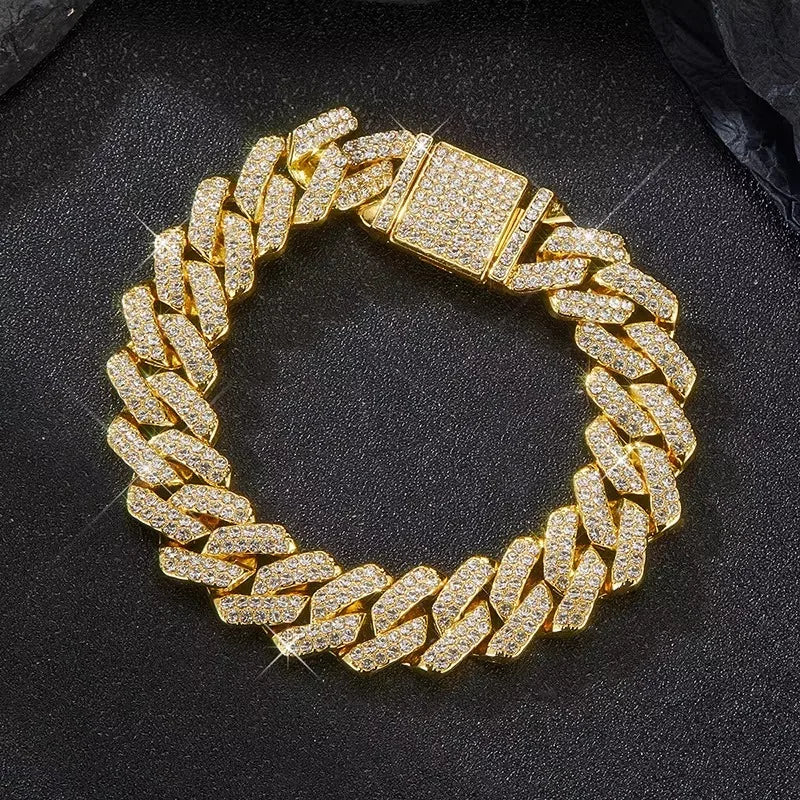 15mm Diamond Cuban Chain
