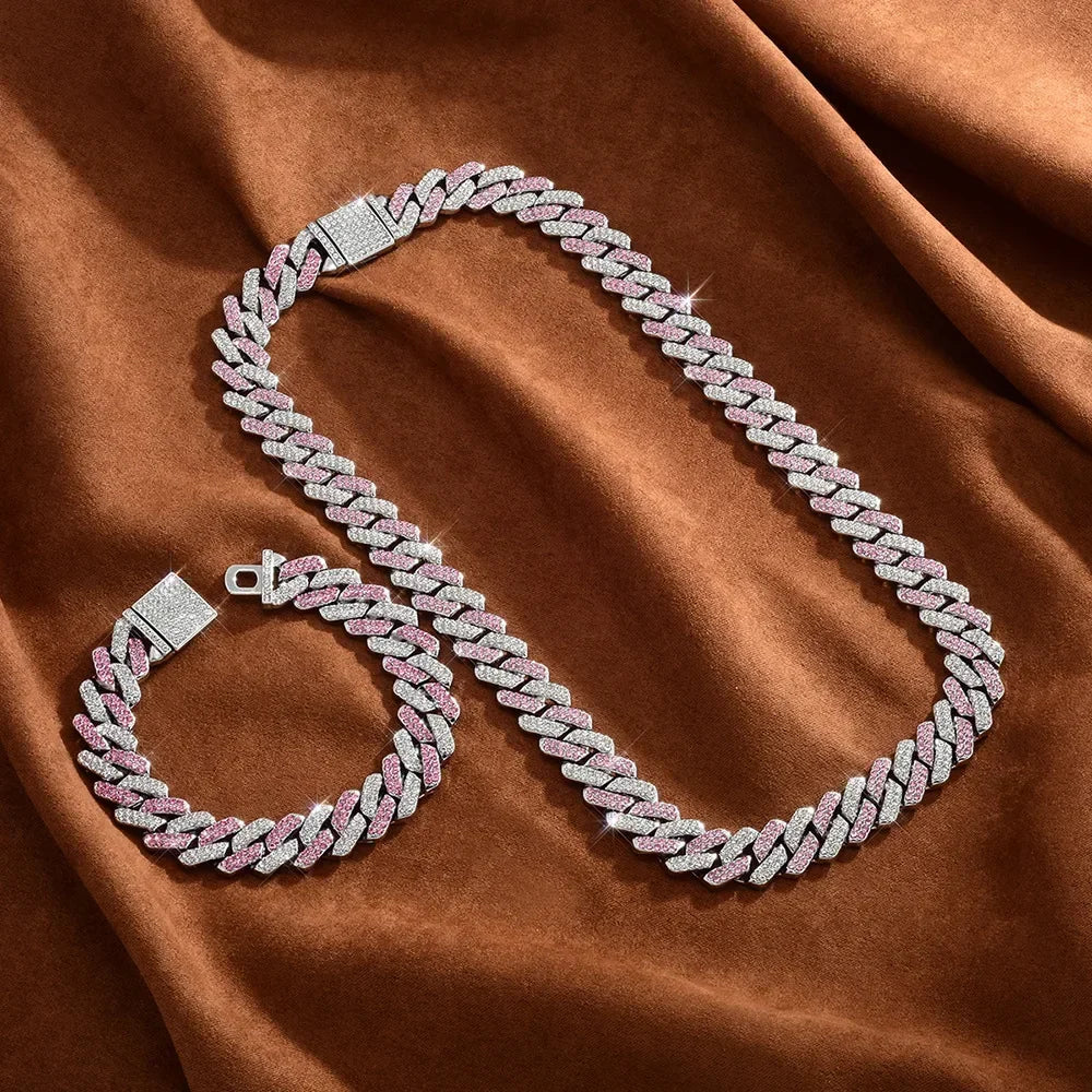 15mm Diamond Cuban Chain