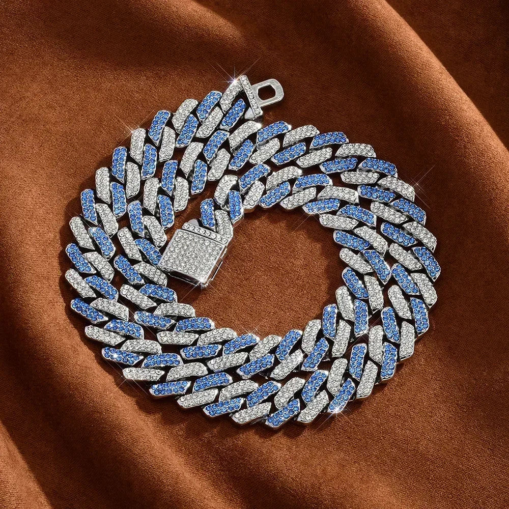 15mm Diamond Cuban Chain