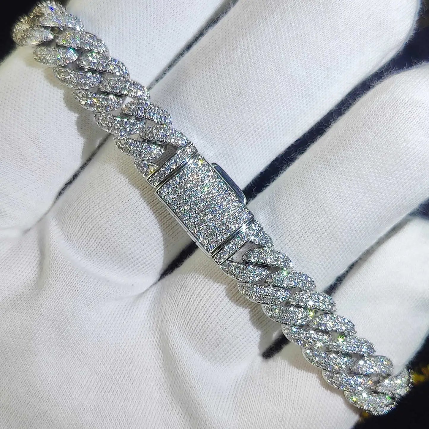 Luxury Iced Out CZ Cuban Bracelet
