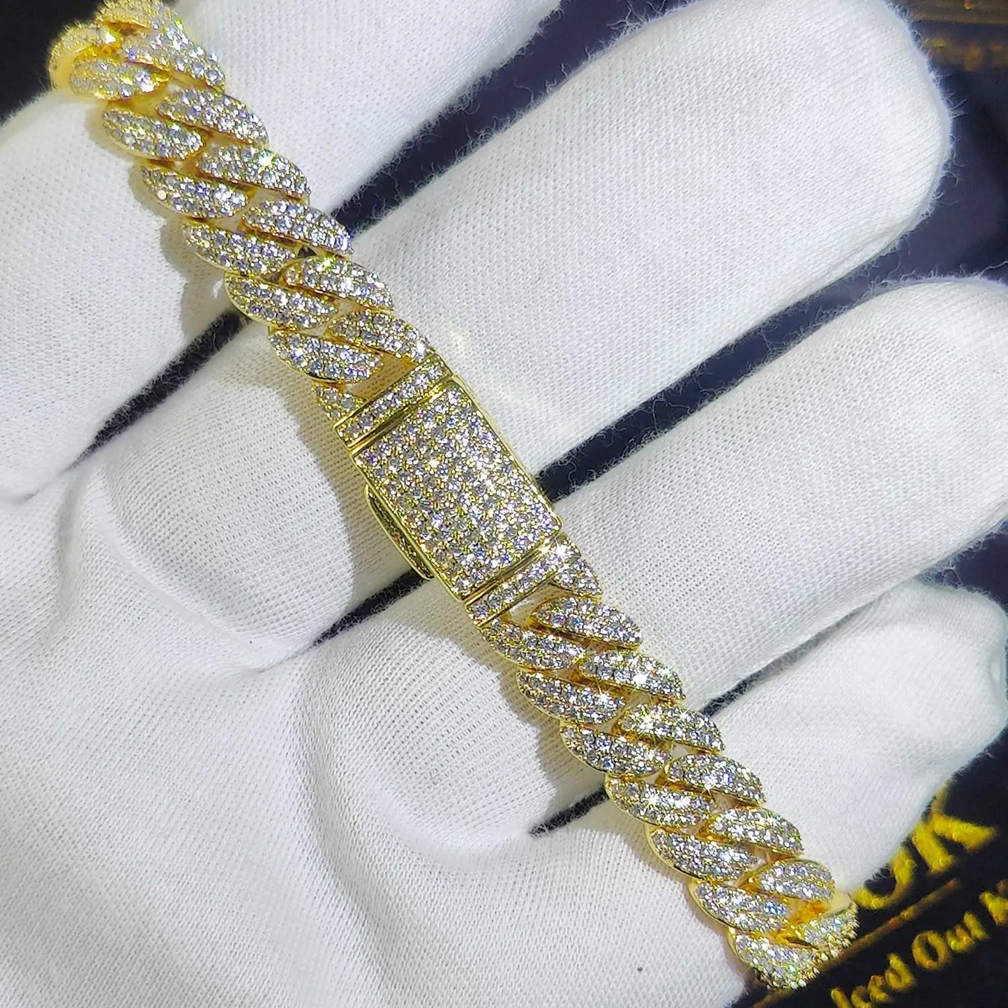 Luxury Iced Out CZ Cuban Bracelet