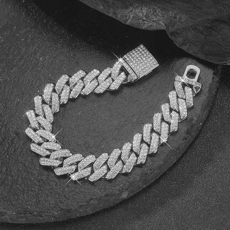 15mm Diamond Cuban Chain