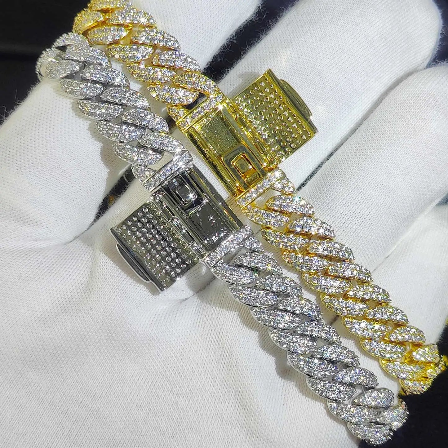 Luxury Iced Out CZ Cuban Bracelet