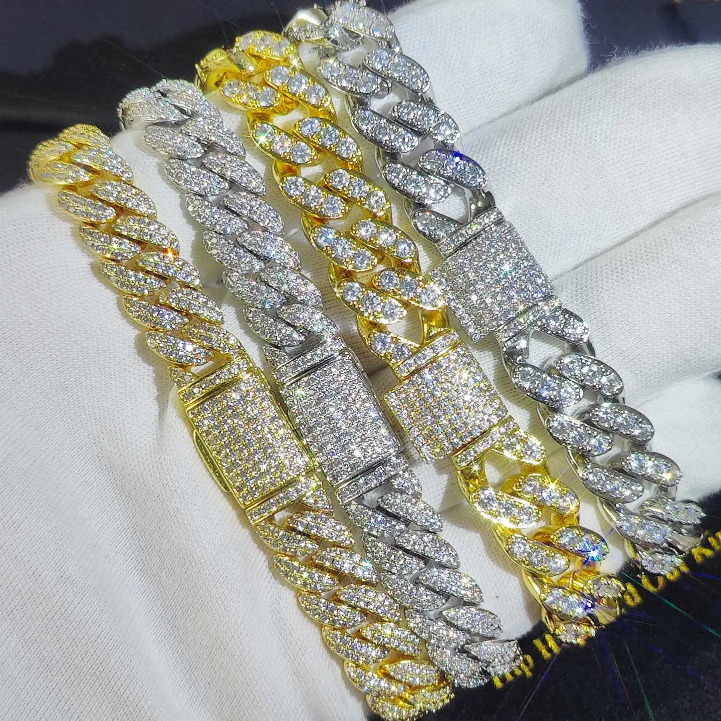 Luxury Iced Out CZ Cuban Bracelet
