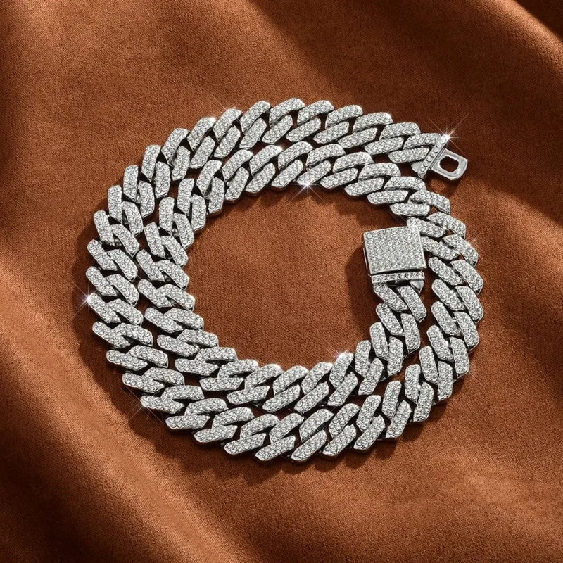 15mm Diamond Cuban Chain