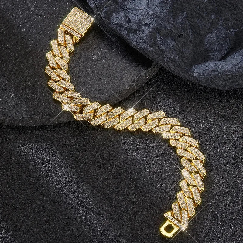 15mm Diamond Cuban Chain